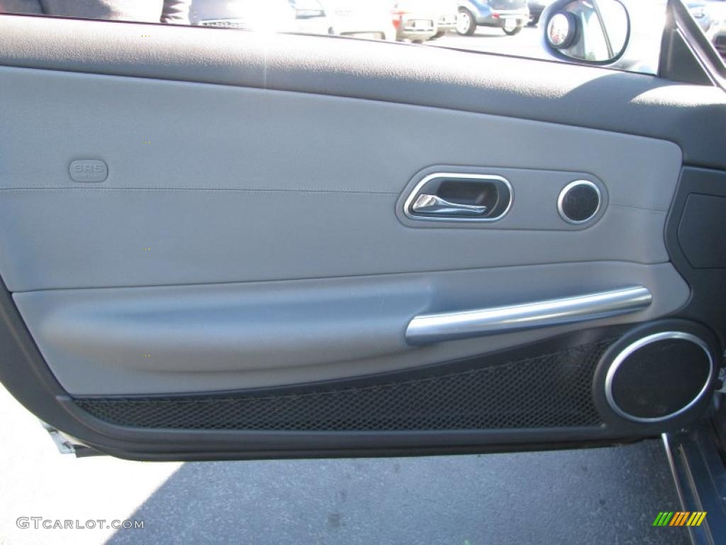 2005 Chrysler Crossfire Limited Coupe Dark Slate Grey/Medium Slate Grey Door Panel Photo #41863882