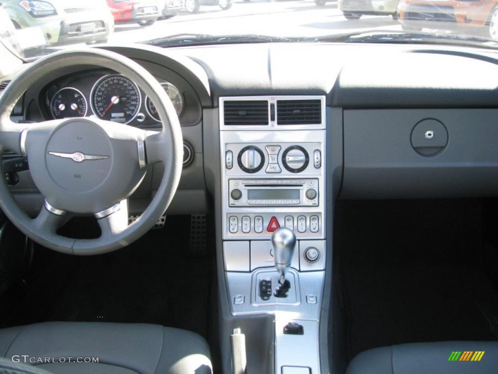 2005 Chrysler Crossfire Limited Coupe Dark Slate Grey/Medium Slate Grey Dashboard Photo #41863942