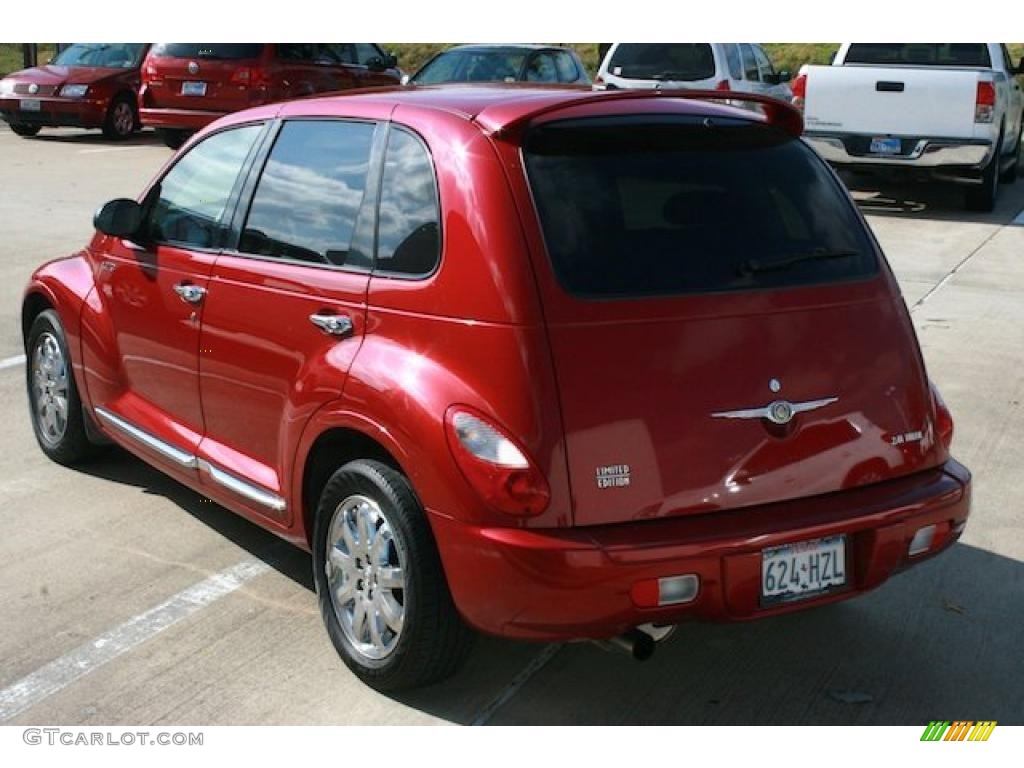 2006 PT Cruiser Limited - Inferno Red Crystal Pearl / Pastel Slate Gray photo #5