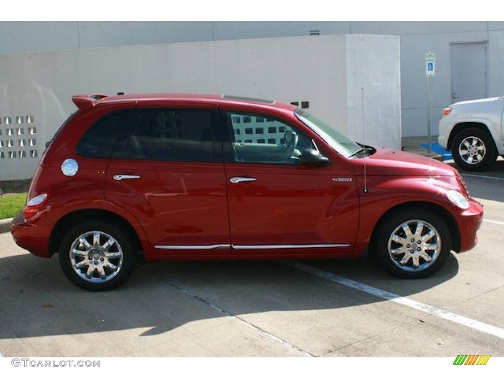 2006 PT Cruiser Limited - Inferno Red Crystal Pearl / Pastel Slate Gray photo #8