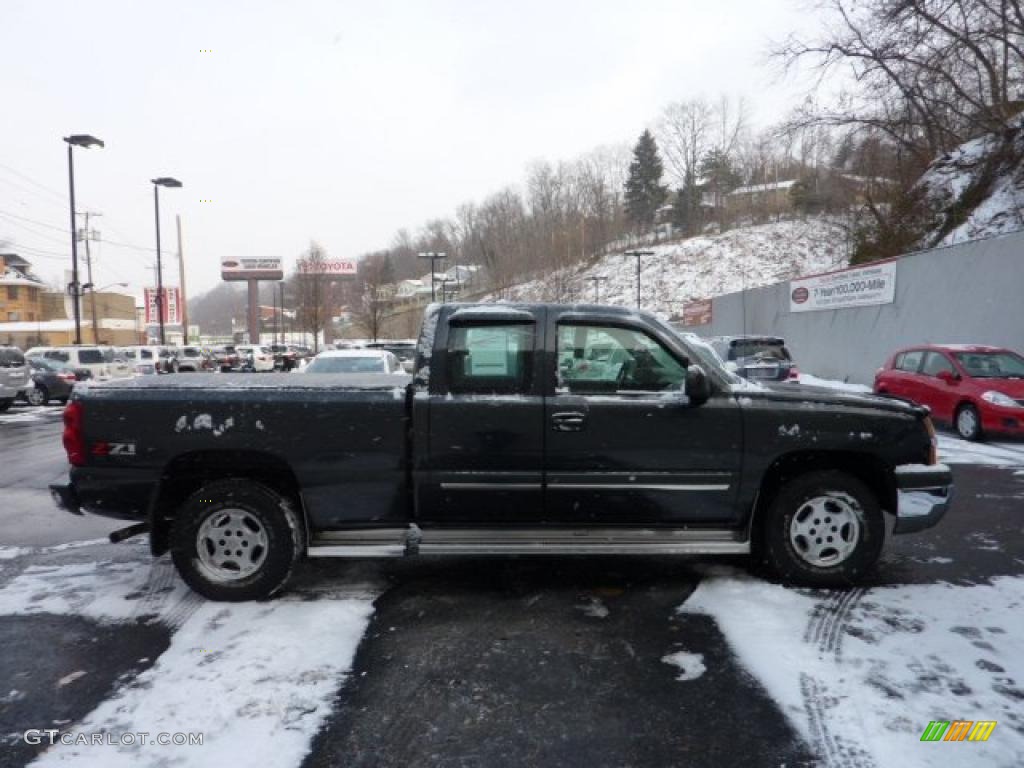 2003 Silverado 1500 Z71 Extended Cab 4x4 - Dark Gray Metallic / Dark Charcoal photo #5