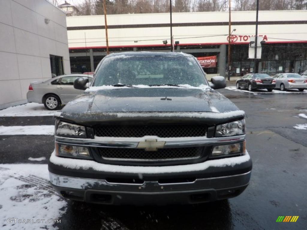 2003 Silverado 1500 Z71 Extended Cab 4x4 - Dark Gray Metallic / Dark Charcoal photo #10