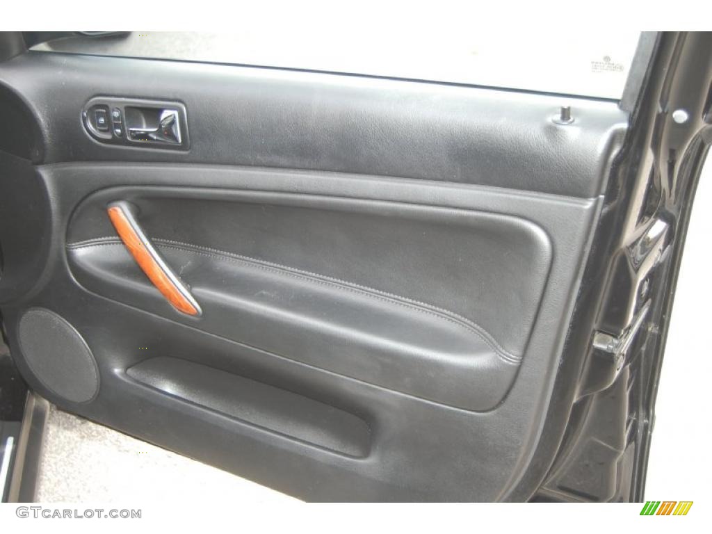 2002 Volkswagen Passat GLX 4Motion Wagon Black Door Panel Photo #41866825