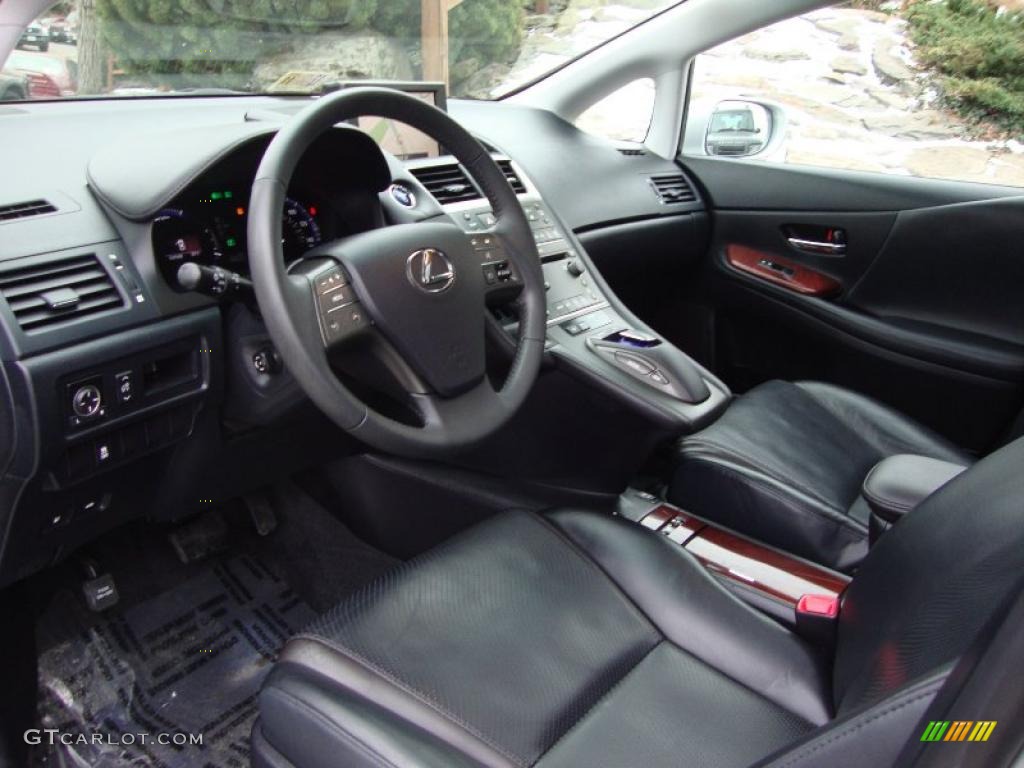 Black Interior 2010 Lexus HS 250h Hybrid Premium Photo #41867733