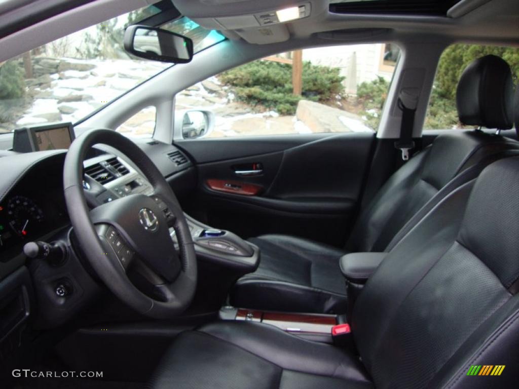 Black Interior 2010 Lexus HS 250h Hybrid Premium Photo #41867749