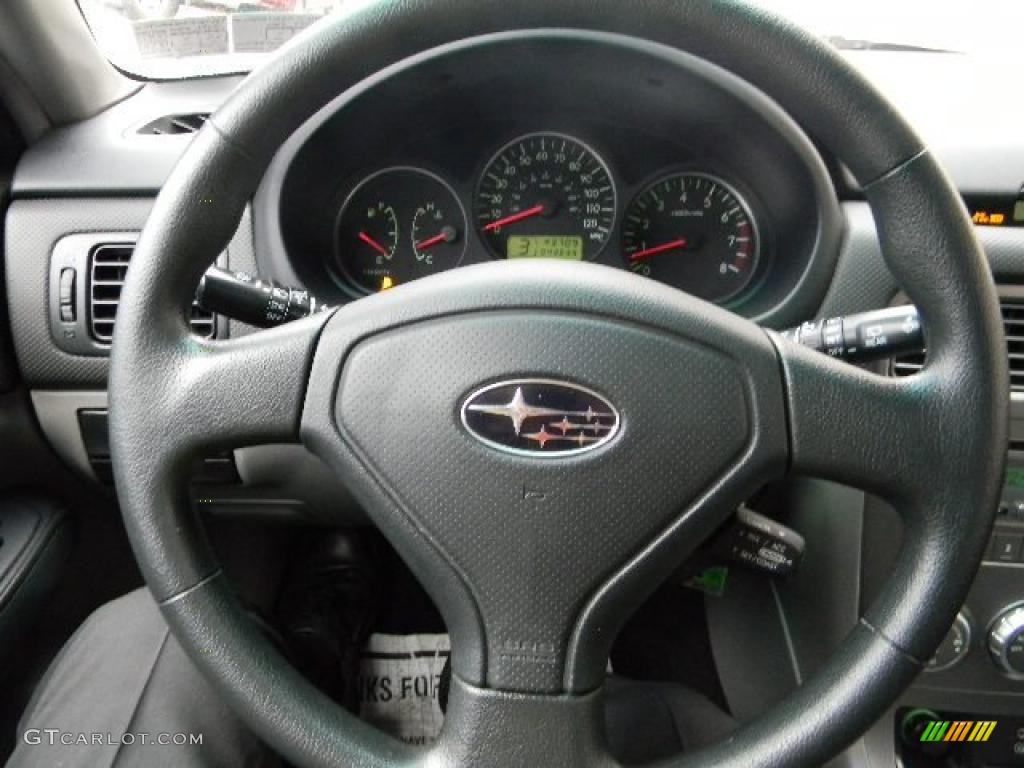 2007 Forester 2.5 X Sports - Aspen White / Graphite Gray photo #25