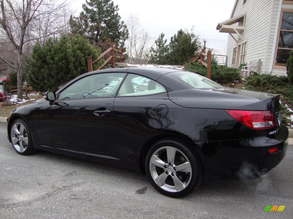 Obsidian Black 2010 Lexus IS 250C Convertible Exterior Photo #41867949