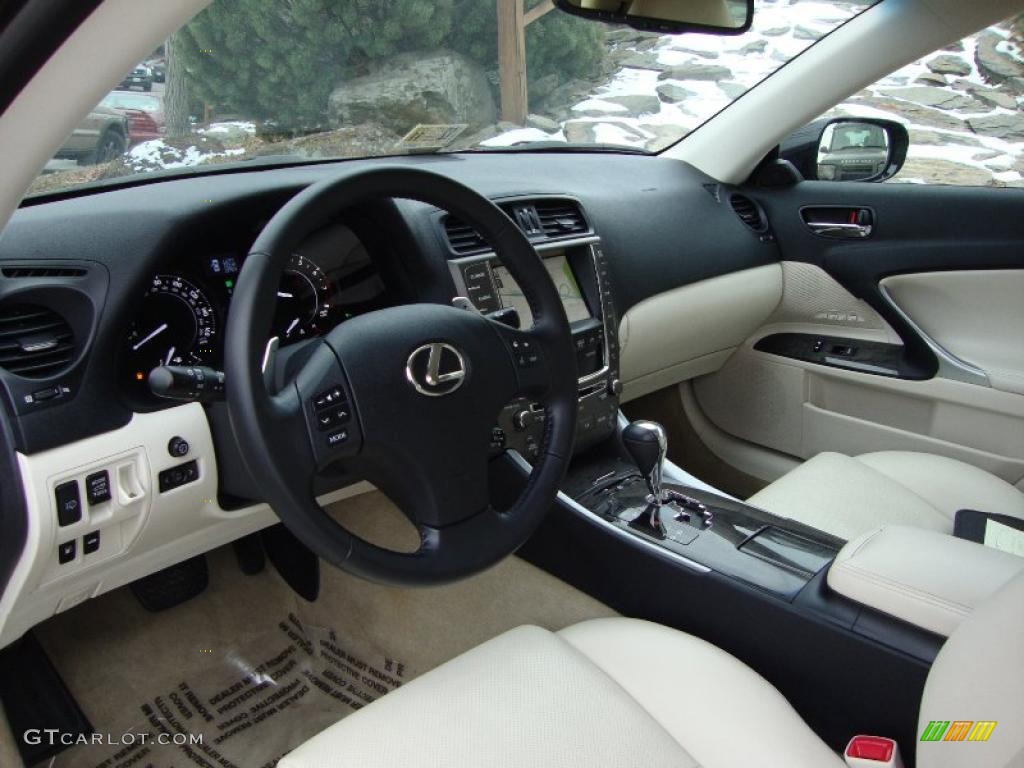 Alabaster Interior 2010 Lexus IS 250C Convertible Photo #41868097