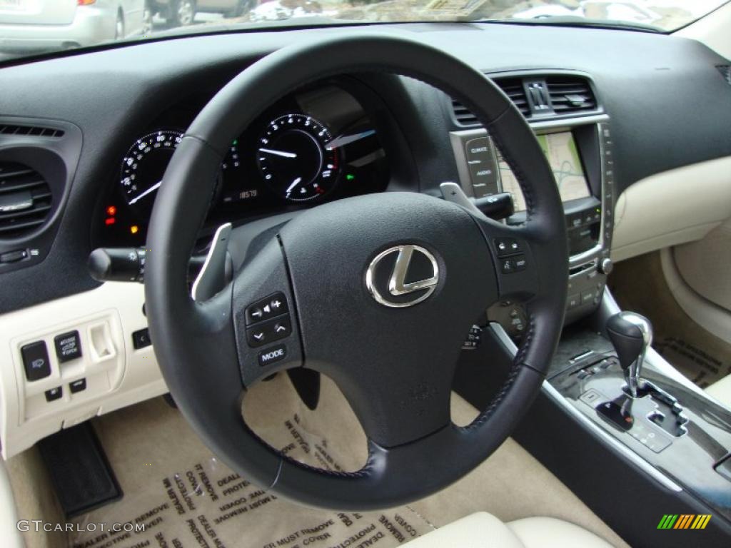 Alabaster Interior 2010 Lexus IS 250C Convertible Photo #41868109