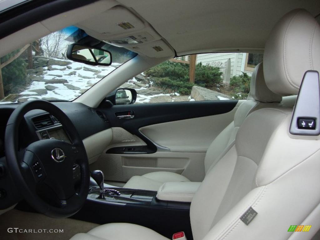 Alabaster Interior 2010 Lexus IS 250C Convertible Photo #41868149