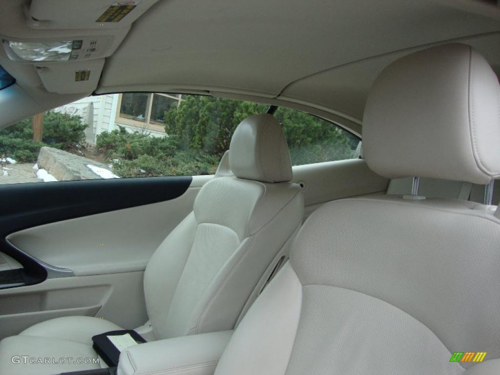 Alabaster Interior 2010 Lexus IS 250C Convertible Photo #41868161