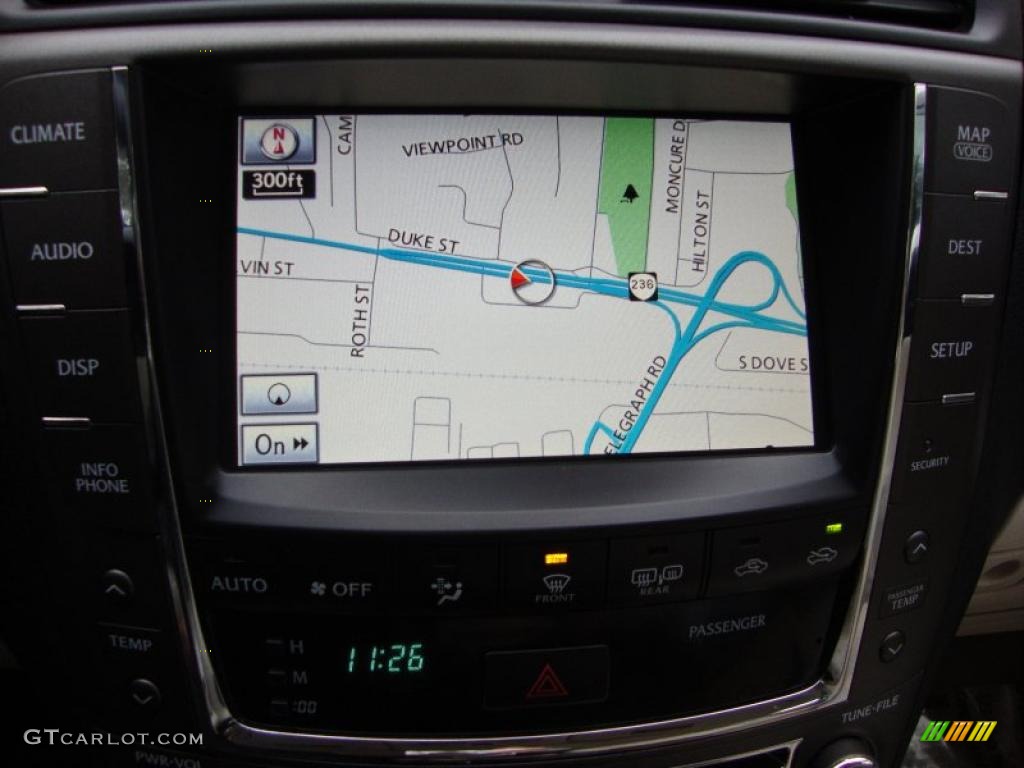 2010 Lexus IS 250C Convertible Navigation Photo #41868189