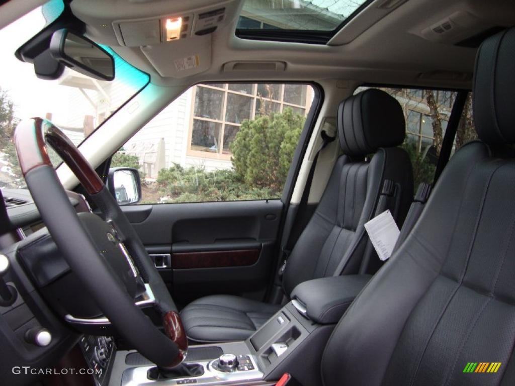 Jet Black Interior 2010 Land Rover Range Rover Supercharged Photo #41868500