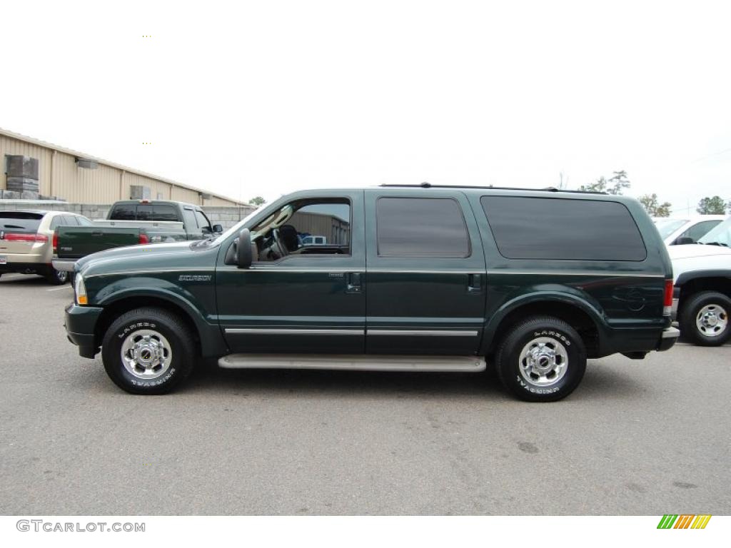 Aspen Green Metallic 2003 Ford Excursion Limited Exterior Photo #41868553