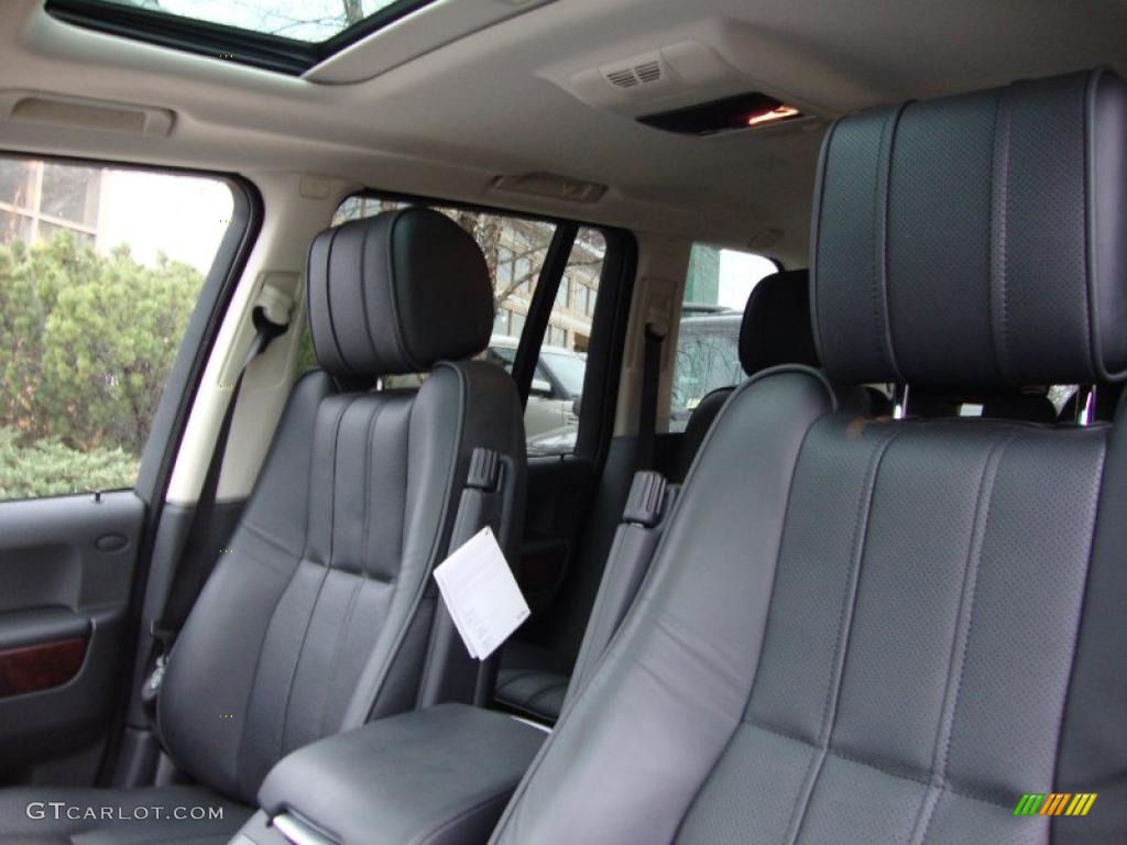 Jet Black Interior 2010 Land Rover Range Rover Supercharged Photo #41868585