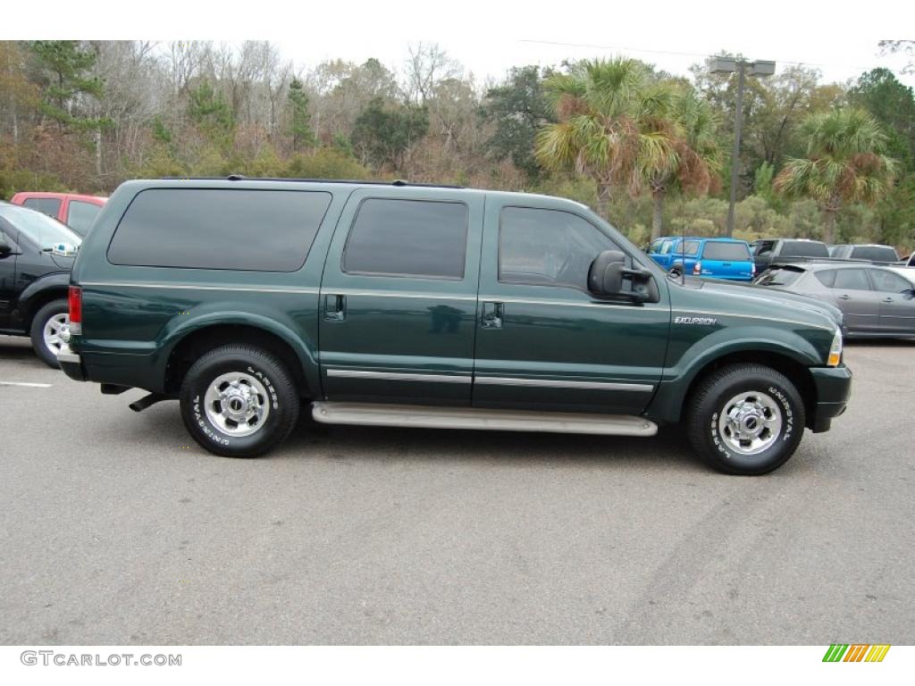 Aspen Green Metallic 2003 Ford Excursion Limited Exterior Photo #41868601