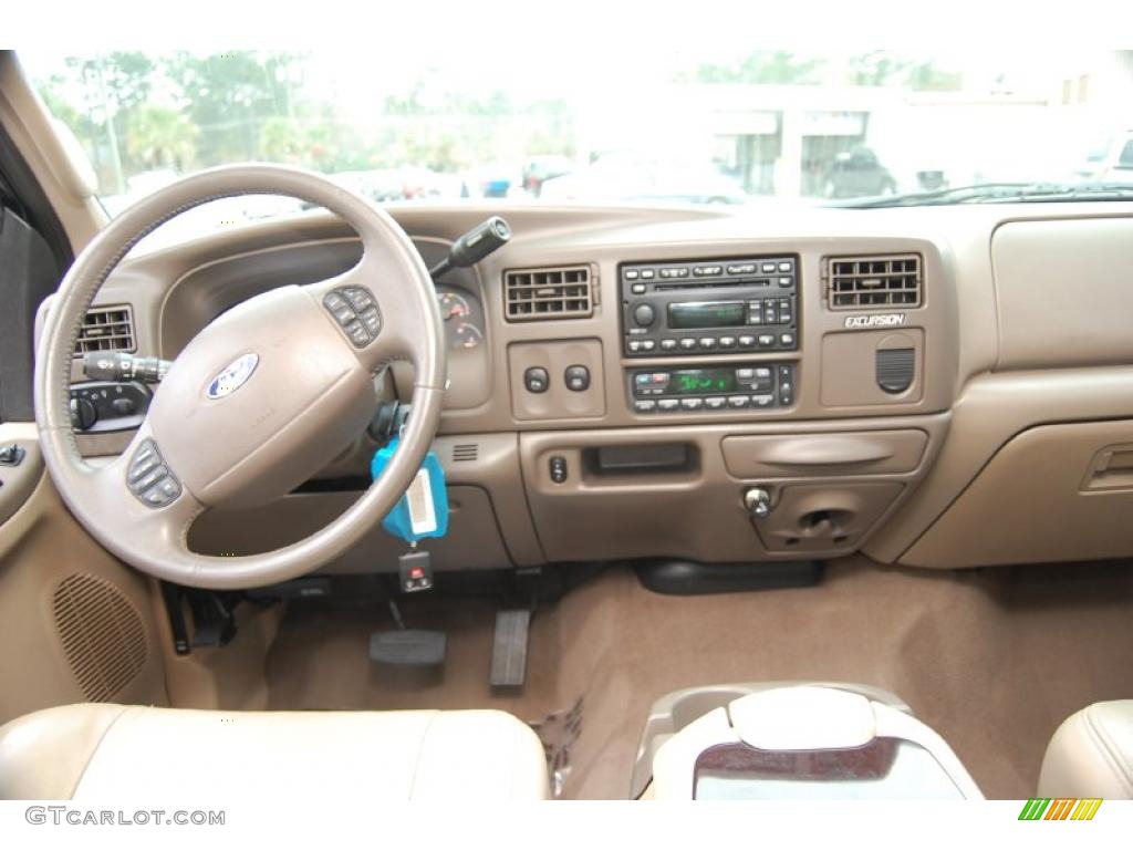 2003 Ford Excursion Limited Medium Parchment Dashboard Photo #41868665