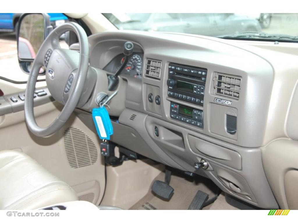 2003 Ford Excursion Limited Medium Parchment Dashboard Photo #41868793