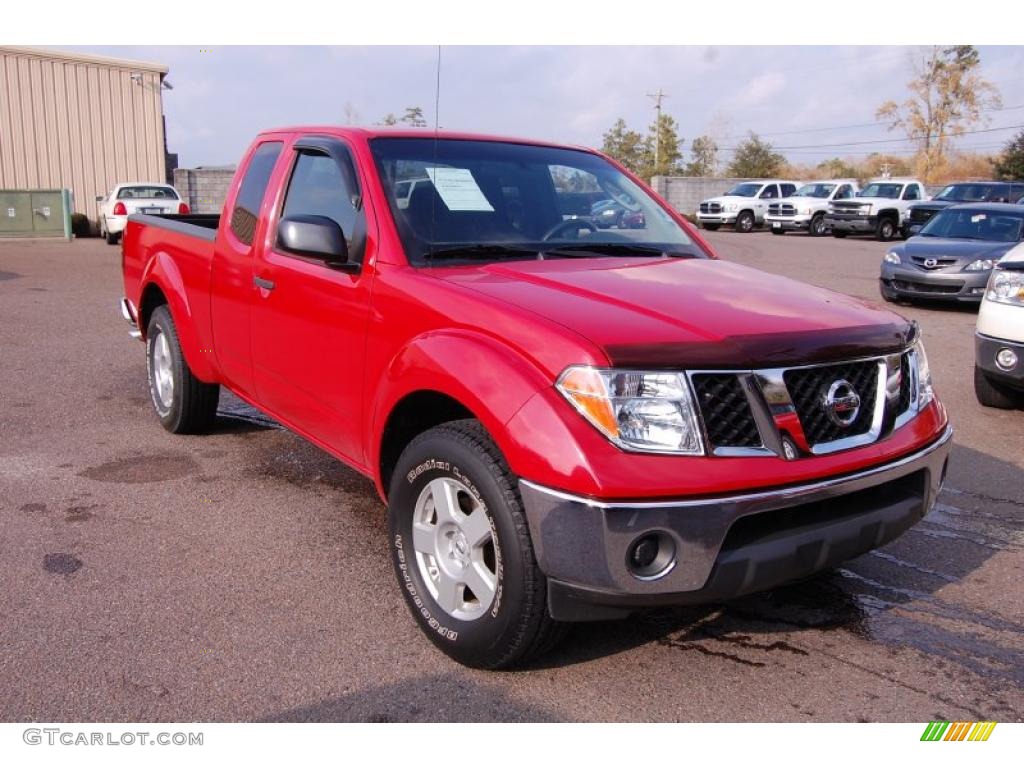 Red Alert 2007 Nissan Frontier SE King Cab Exterior Photo #41868889