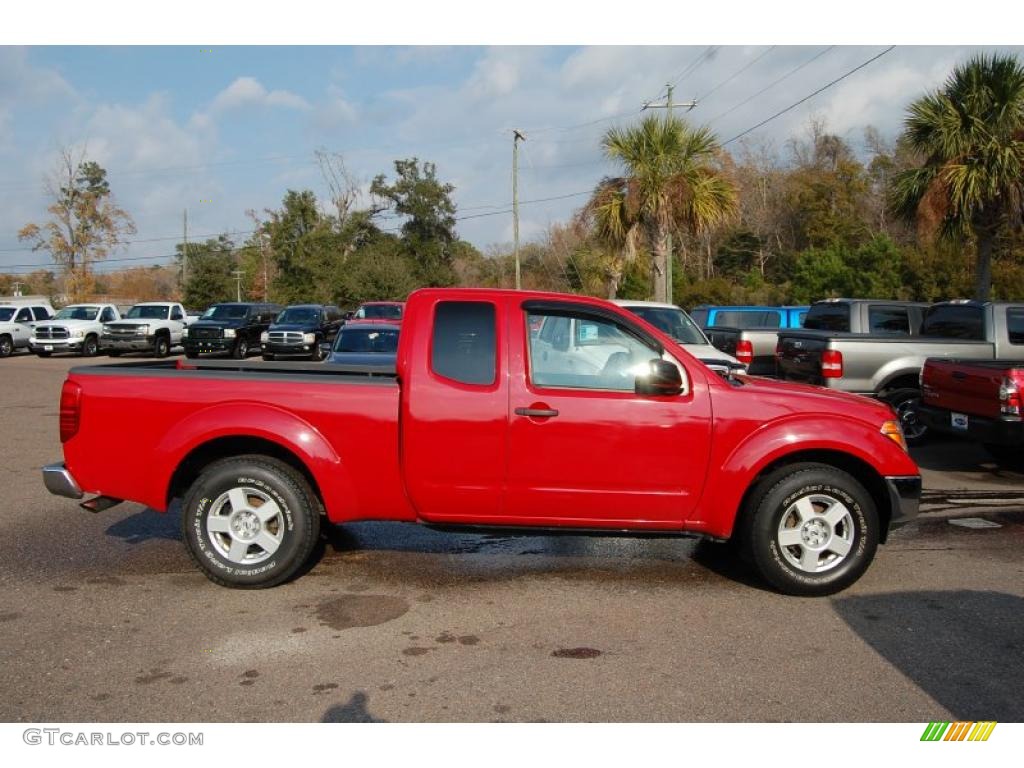 Red Alert 2007 Nissan Frontier SE King Cab Exterior Photo #41868957