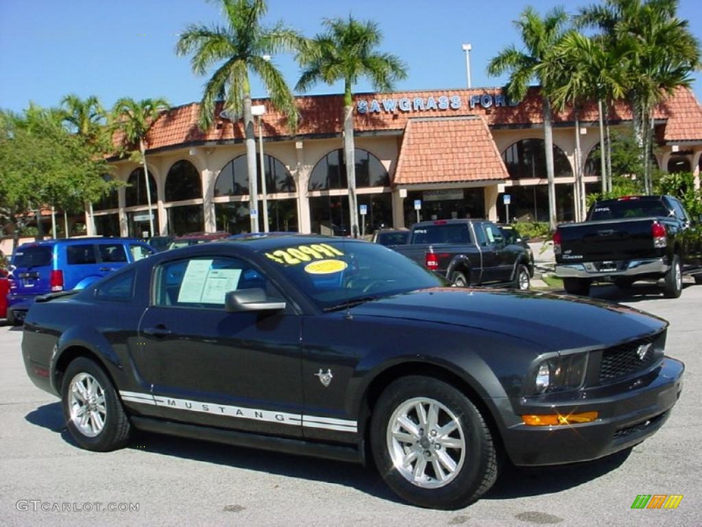 2009 Mustang V6 Premium Coupe - Alloy Metallic / Dark Charcoal photo #1
