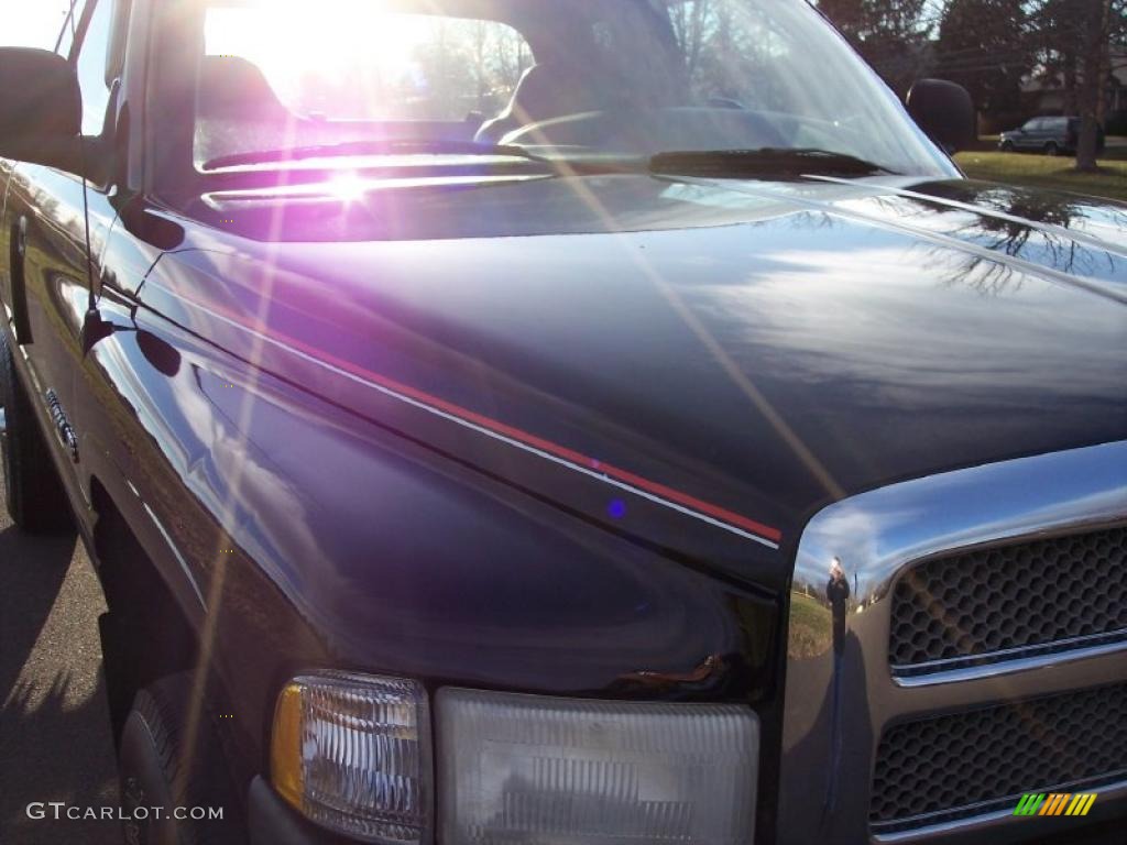 2001 Ram 2500 ST Quad Cab 4x4 - Black / Mist Gray photo #21