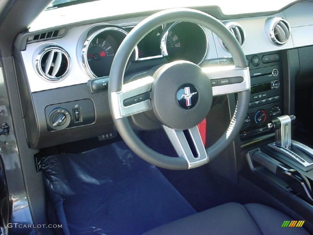 2009 Mustang V6 Premium Coupe - Alloy Metallic / Dark Charcoal photo #15