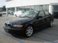 2003 Jet Black BMW 3 Series 325i Sedan  photo #2