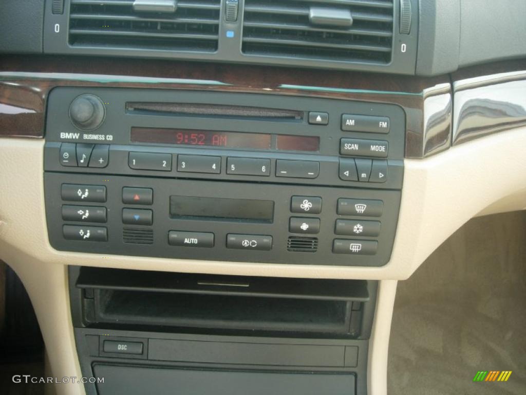 2003 3 Series 325i Sedan - Jet Black / Sand photo #21