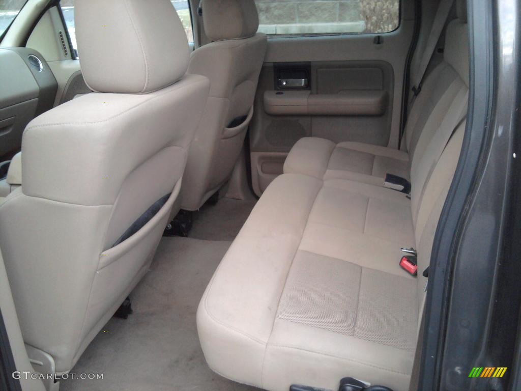 2005 F150 XLT SuperCrew 4x4 - Dark Stone Metallic / Tan photo #8
