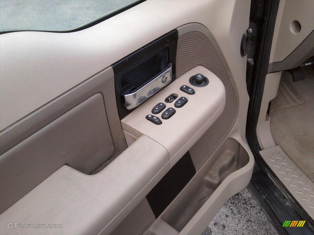 2005 F150 XLT SuperCrew 4x4 - Dark Stone Metallic / Tan photo #9