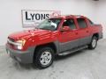 2002 Victory Red Chevrolet Avalanche Z71 4x4  photo #26