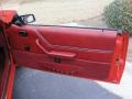 Red 1986 Ford Mustang GT Convertible Door Panel