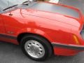 1986 Bright Red Ford Mustang GT Convertible  photo #13
