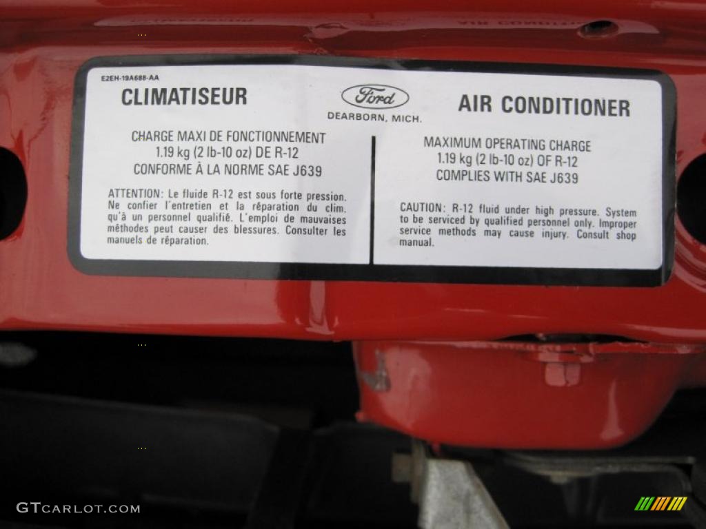 1986 Ford Mustang GT Convertible Info Tag Photo #41872698
