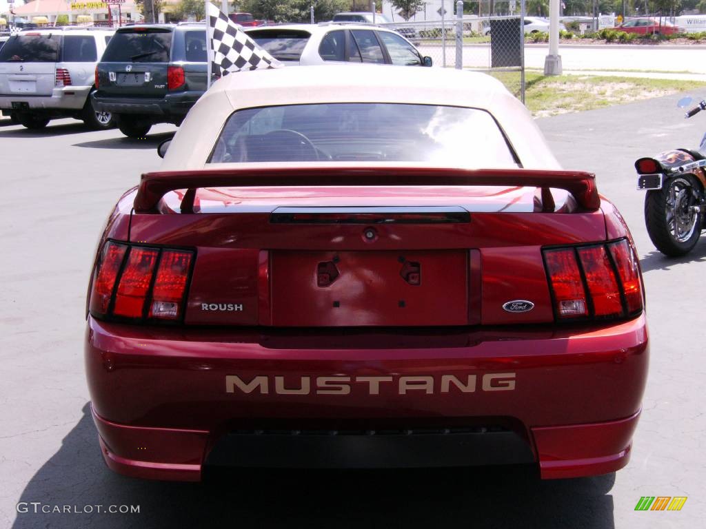 2003 Mustang Roush Stage 1 Convertible - Redfire Metallic / Medium Graphite photo #6