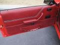 Red 1986 Ford Mustang GT Convertible Door Panel