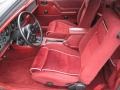  1986 Mustang GT Convertible Red Interior