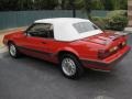 1986 Bright Red Ford Mustang GT Convertible  photo #59