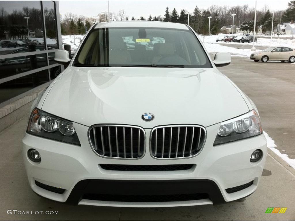 Alpine White 2011 BMW X3 xDrive 28i Exterior Photo #41874334