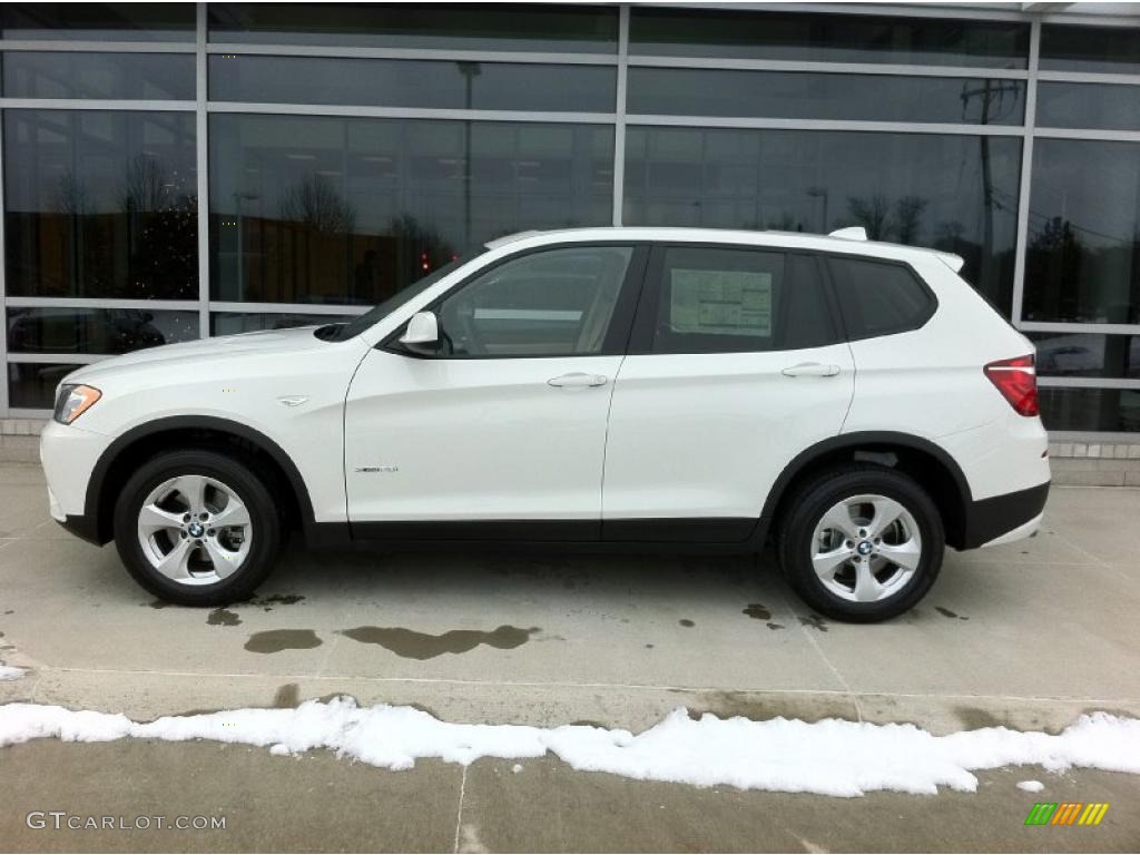 Alpine White 2011 BMW X3 xDrive 28i Exterior Photo #41874350