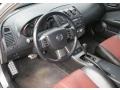 2005 Nissan Altima Charcoal/Red Interior Dashboard Photo