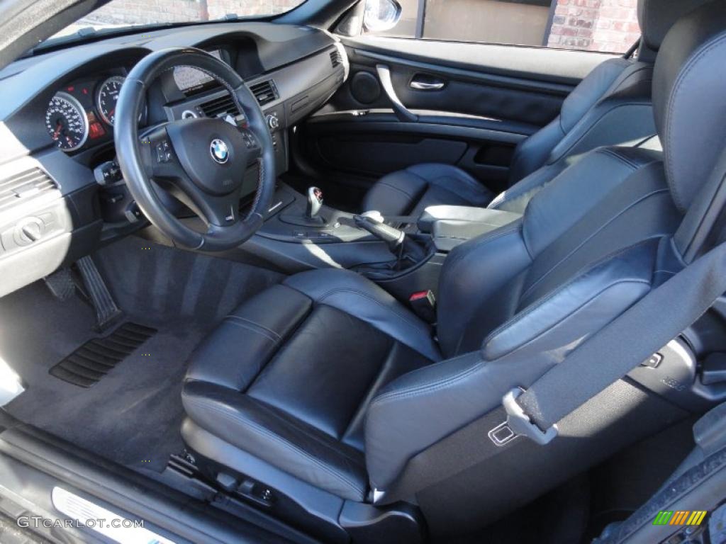 Black Interior 2008 BMW M3 Convertible Photo #41875930