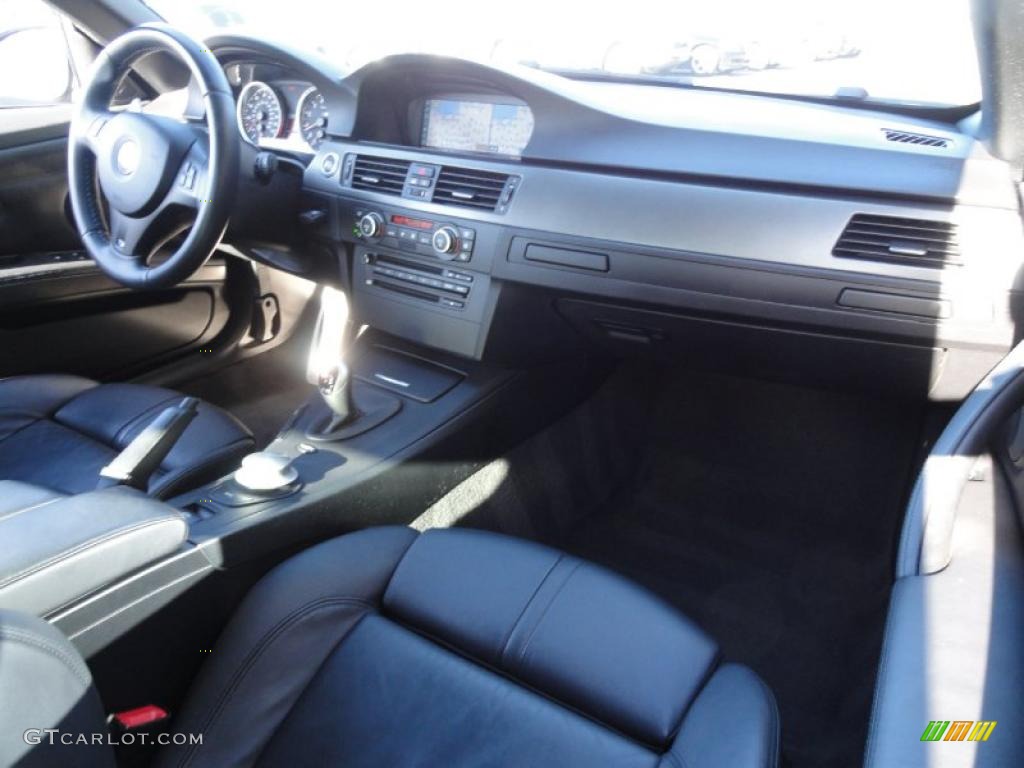 2008 BMW M3 Convertible Black Dashboard Photo #41875962