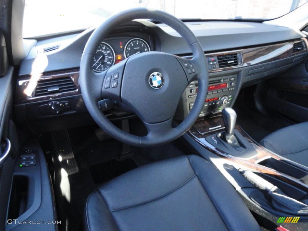 Black Interior 2008 BMW 3 Series 328xi Sedan Photo #41877246