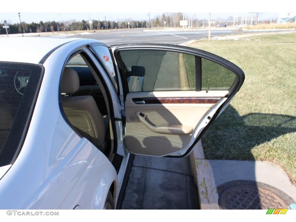 2004 3 Series 325i Sedan - Alpine White / Sand photo #17