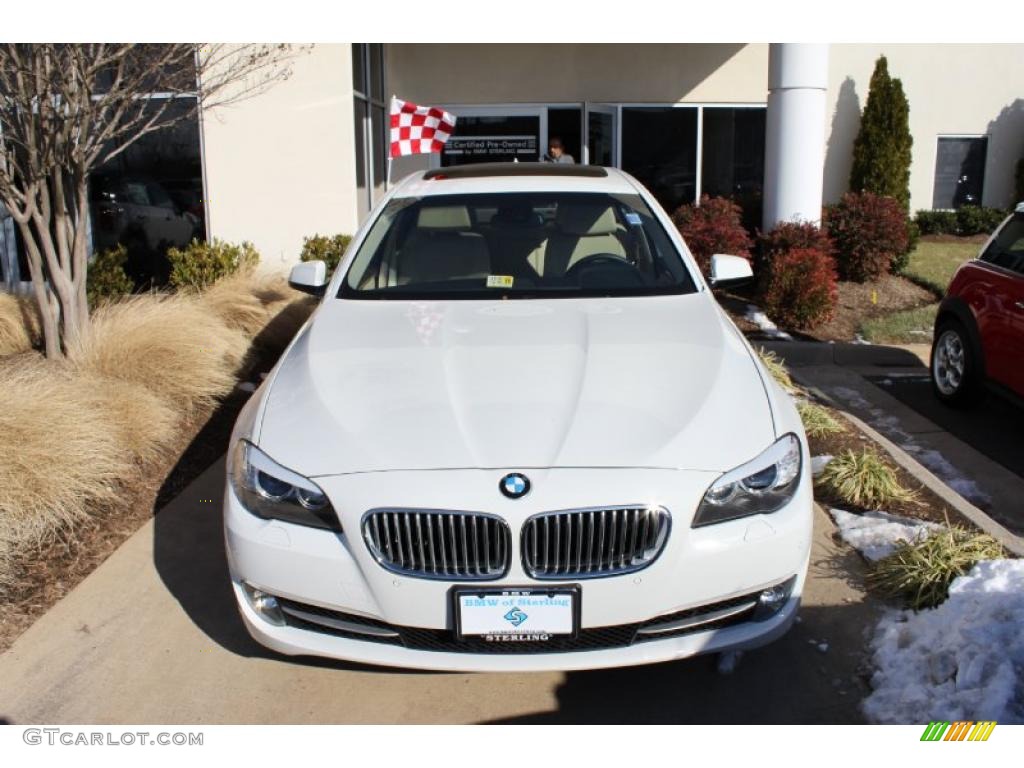 Alpine White BMW 5 Series