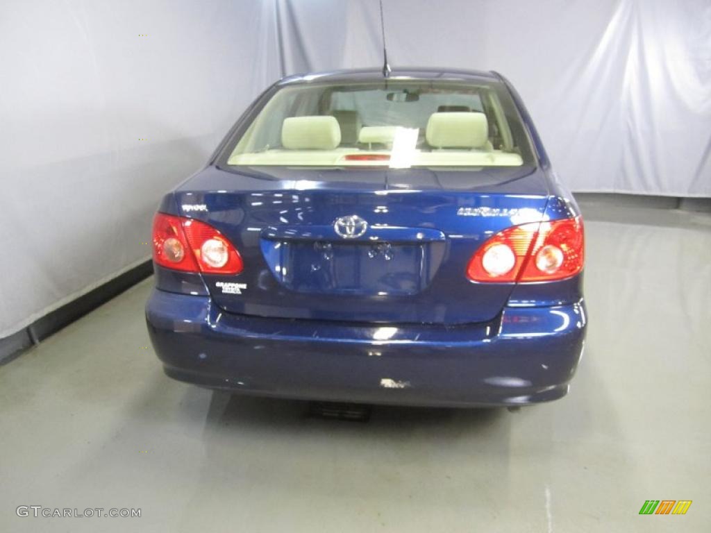 2008 Corolla LE - Indigo Ink Pearl / Beige photo #10