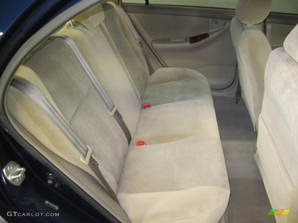 2008 Corolla LE - Indigo Ink Pearl / Beige photo #18