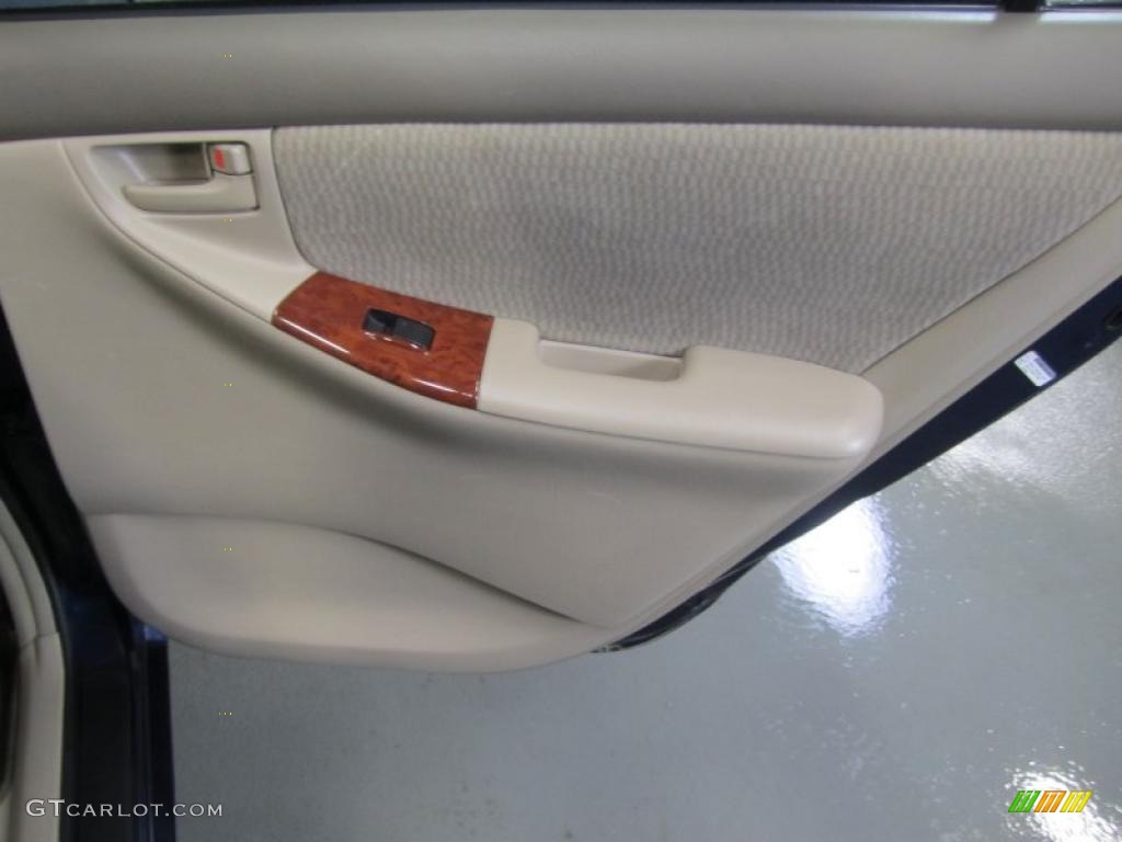 2008 Corolla LE - Indigo Ink Pearl / Beige photo #19